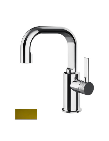 Miscelatore Lavabo Gessi serie Inciso cod.58008 con scarico e flessibili di collegamento - Kallea