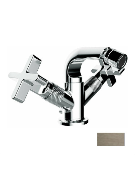 Miscelatore Gruppo bidet Gessi serie Inciso cod.58127 con scarico e flessibili di collegamento - Kallea