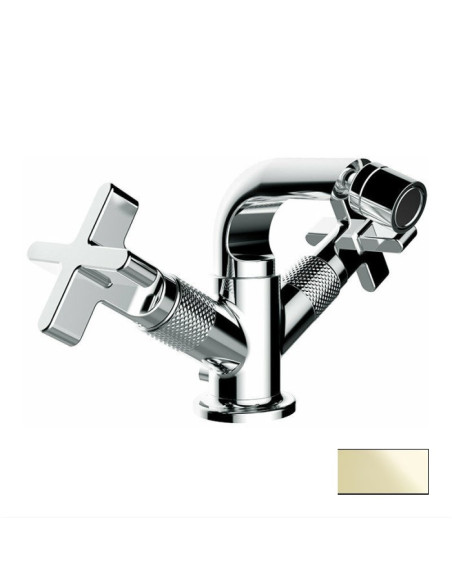 Miscelatore Gruppo bidet Gessi serie Inciso cod.58127 con scarico e flessibili di collegamento - Kallea
