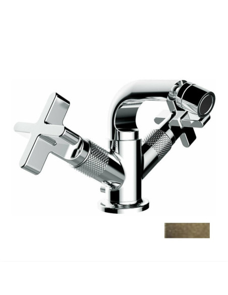 Miscelatore Gruppo bidet Gessi serie Inciso cod.58127 con scarico e flessibili di collegamento - Kallea