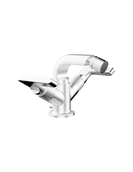 Gruppo bidet Gessi serie Inciso cod.58027 con scarico e flessibili di collegamento - Kallea