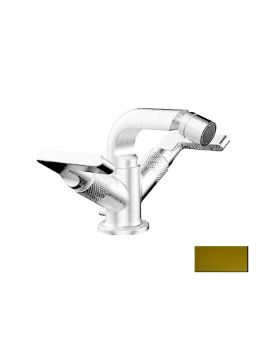 Gruppo bidet Gessi serie Inciso cod.58027 con scarico e flessibili di collegamento - Kallea