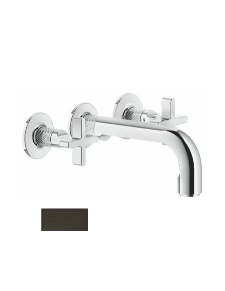 Miscelatore Gessi a incasso canna media per lavabo serie Inciso cod.58190 + 45089 con parte incasso senza scarico - Kallea