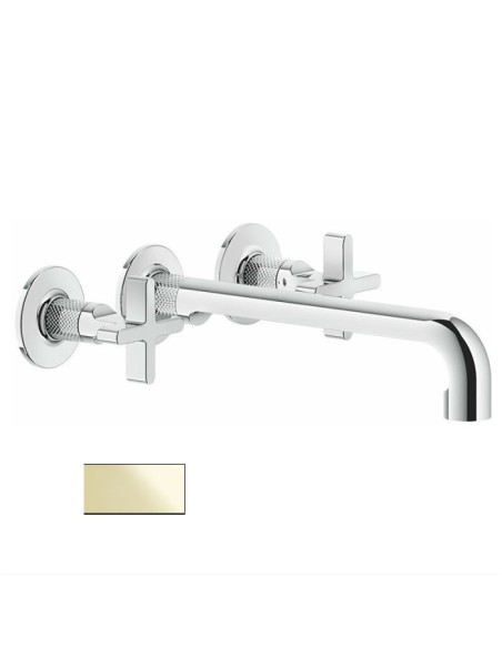 Miscelatore Gessi a incasso per lavabo canna lunga serie Inciso cod.58192 + 45089 con parte incasso senza scarico - Kallea