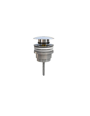 Piletta click clack Bonomini lavabo-bidet in ottone cromato Attacco piletta 1”1/4, flangia ø 65 mm - Kallea