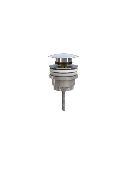 Piletta click clack Bonomini lavabo-bidet in ottone cromato Attacco piletta 1”1/4, flangia ø 65 mm - Kallea