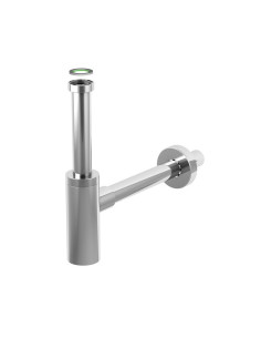 Sifone Bonomini a bottiglia per lavabo 1"1/4 x ø 32 mm Cromo cod. 0581CX32K7 - Kallea
