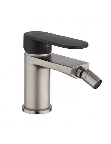 Rubinetto Jacuzzi Bidet serie Borea PW 0BOPW092JA01NICHEL SPAZZOLATO - NERO OPACO - Kallea
