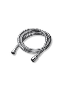 Flessibile Bossini ottone cod.A02047E00030021 doppia aggraffatura 3/8” x 1/2” FF 200cm conico finitura cromo - Kallea 2