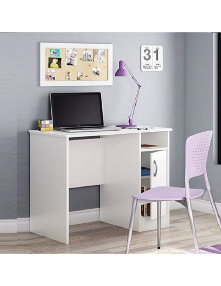 Scrivania bianca 90 cm Subat - Kallea