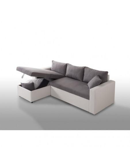 Divano con penisola reversibile Dark Grey Golf Sun 96 - Kallea