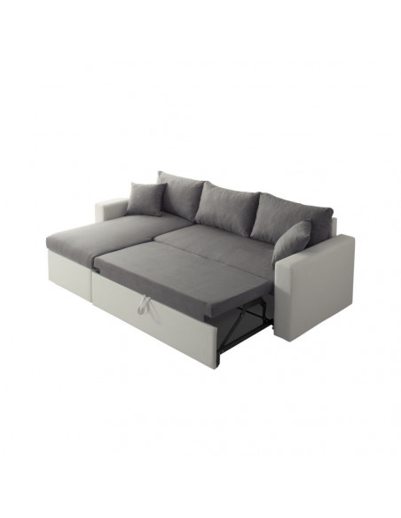 Divano con penisola reversibile Dark Grey Golf Sun 96 - Kallea