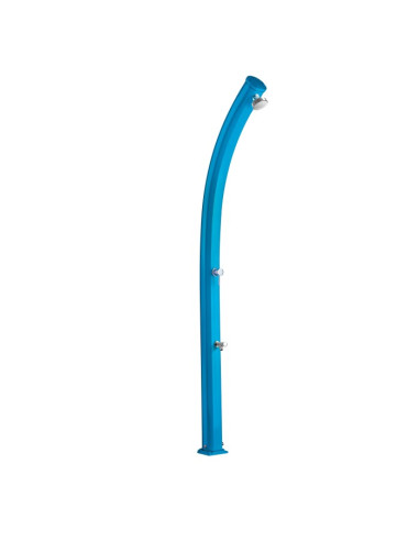 Doccia Solare Arkema Design Jolly A 520 con Lavapiedi da Giardino in alluminio colorata - Kallea