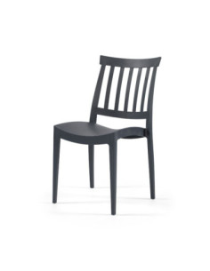 Sedia Sara polipropilene antracite - Kallea 2