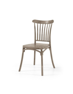 Sedia Havana polipropilene tortora - Kallea 2