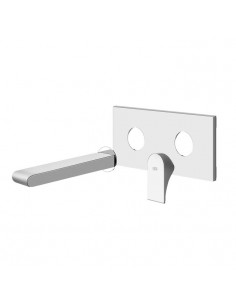 Miscelatore Gessi monocomando da incasso Via Solferino parte esterna con bocca senza scarico - Kallea 2