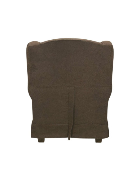 Poltrona Bergere in tessuto marrone - Kallea