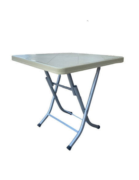 Tavolo pieghevole TAV626 80x80 cm verde militare - Kallea
