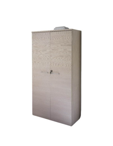 Mobile alto per ufficio Larix 2 ante larice beige - Kallea