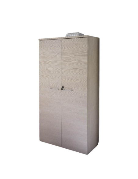 Mobile alto per ufficio Larix 2 ante larice beige - Kallea