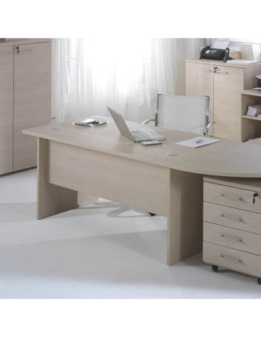 Scrivania per ufficio Larix 160x80 cm larice beige - Kallea