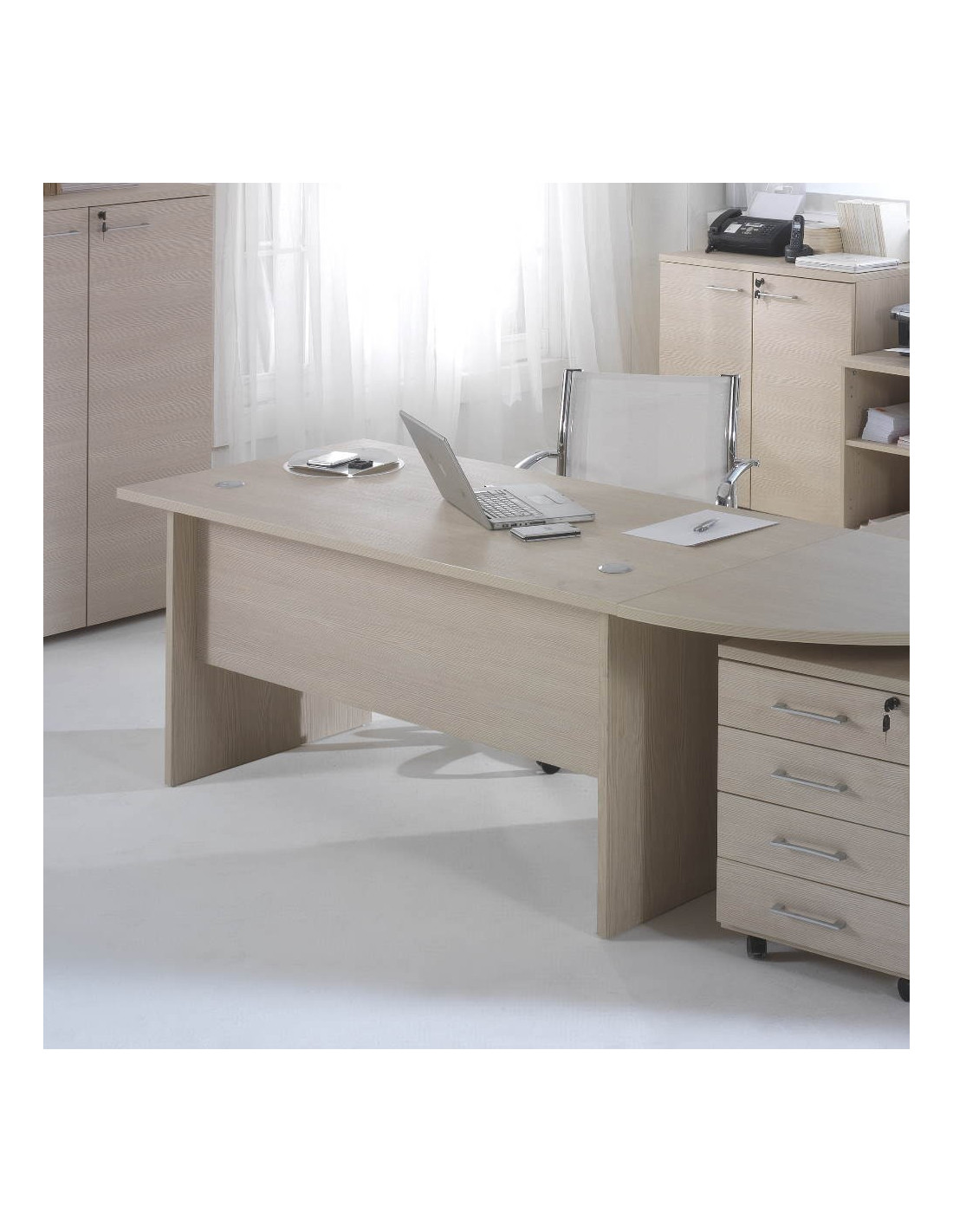 Scrivania per ufficio Larix 160x80 cm larice beige