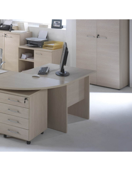 Scrivania per ufficio Larix 160x80 cm larice beige - Kallea