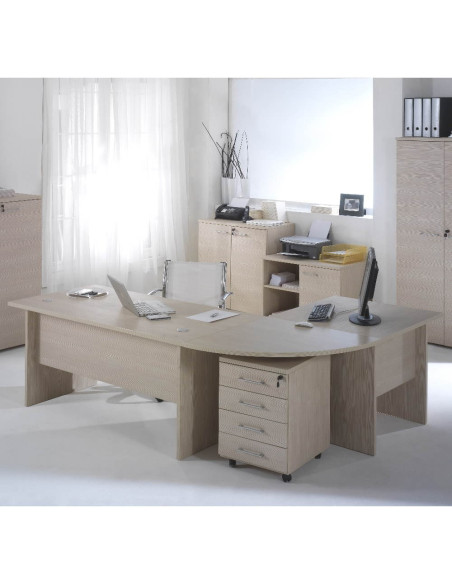 Scrivania per ufficio Larix 160x80 cm larice beige - Kallea