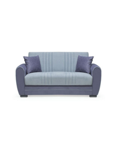 Divano letto contenitore Pelin 156x87x85H 2 posti grigio - Kallea