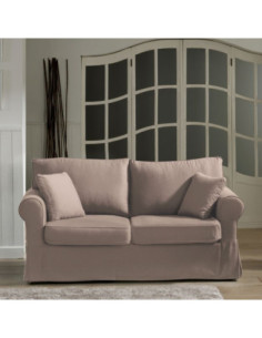 Divano Country 2 posti sabbia soro 23 173 cm. - Kallea 2