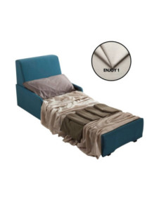 Poltrona letto estraibile Elly II colore beige - Kallea 2