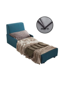 Poltrona letto estraibile Elly II colore grigio - Kallea 2