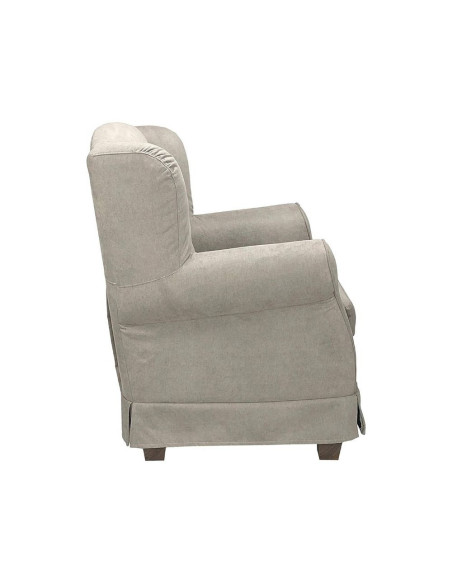Poltrona Bergere in tessuto beige - Kallea