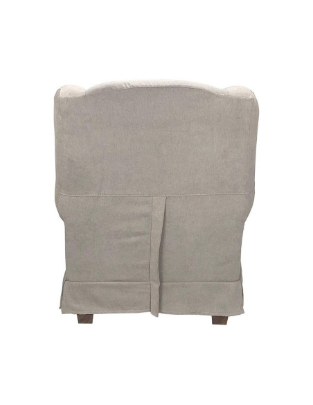 Poltrona Bergere in tessuto beige - Kallea
