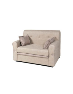 Divano Tokyo 2 posti tessuto cappuccino - Kallea 2