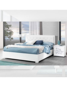 Camera da letto Marianna bianco neve con serigrafie glitter - Kallea 2