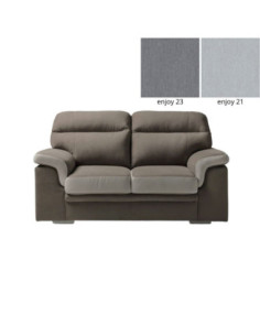 Divano Greta 2 posti grigio 160x91x105H - Kallea