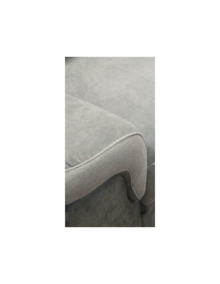 Divano Greta 2 posti grigio 160x91x105H - Kallea