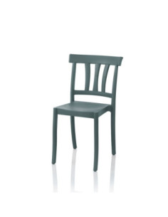 Sedia Cullen polipropilene grigio metal design classico - Kallea 2