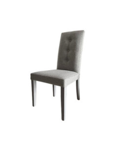 Sedia Montecarlo 3 bottoni tessuto grigio - Kallea 2