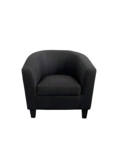 Poltrona Halong tessuto nero - Kallea 2